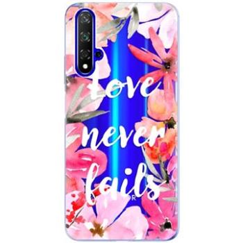 iSaprio Love Never Fails pro Honor 20 (lonev-TPU2_Hon20)