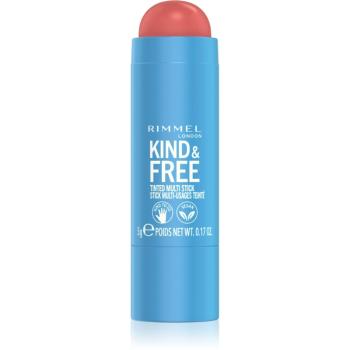 Rimmel Kind & Free multifunkční líčidlo pro oči, rty a tvář odstín 001 Caramel Dusk 5 g