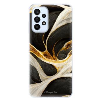 Odolné silikonové pouzdro iSaprio - Black and Gold - Samsung Galaxy A23 / A23 5G