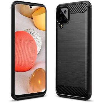 Carbon Case Flexible silikonový kryt na Samsung Galaxy A12 / M12, černý (HUR22884)