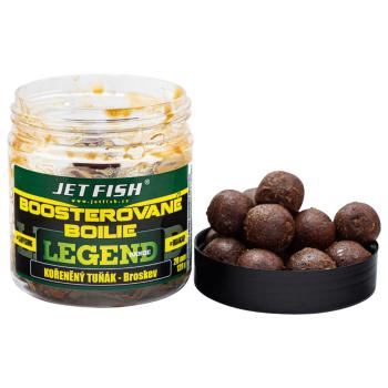 Jet fish boosterované boilie kořeněný tuňák broskev 250 ml - 20 mm