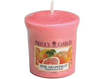 Price´s FRAGRANCE votivní svíčka Růžový grapefruit - hoření 15h