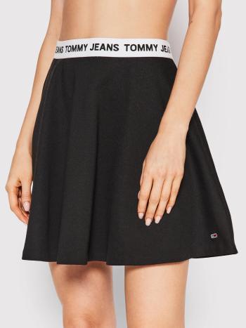 Tommy Jeans dámská černá mini sukně - L (BDS)