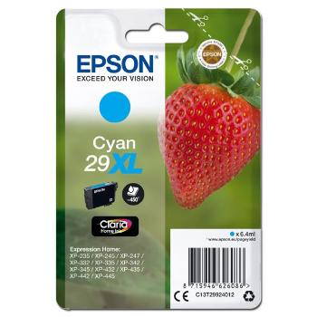 EPSON T2992 (C13T29924012) - originální cartridge, azurová, 6,4ml