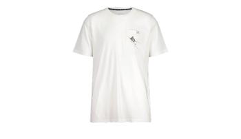 Maloja Feldsperling Vintage White T-shirt M bílé 32506-1-8179