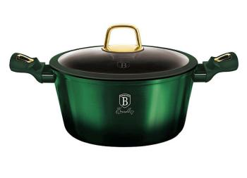 BERLINGERHAUS Kastrol s poklicí a titanovým povrchem 24 cm Emerald Collection BH-6058