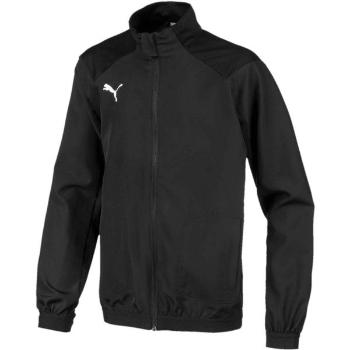 Puma LIGA SIDELINE JACKET JR Chlapecká sportovní bunda, černá, velikost 152