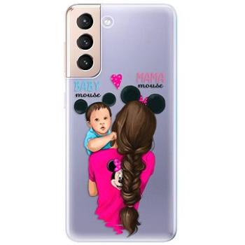 iSaprio Mama Mouse Brunette and Boy pro Samsung Galaxy S21 (mmbruboy-TPU3-S21)
