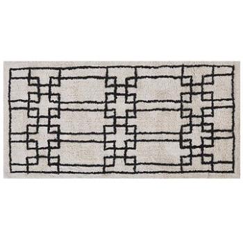 Bavlněný koberec 80 x 150 cm béžový TURHAL, 305147 (beliani_305147)