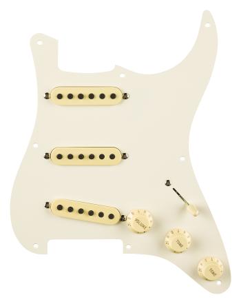 Fender Pre-Wired Strat Pickguard, Eric Johnson Signature, Parchment 8 