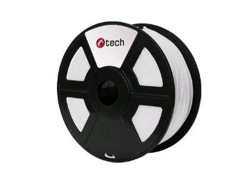Tisková struna (filament) C-TECH, ABS, 1,75mm, 1kg, bílá, 3DF-ABS1.75-W