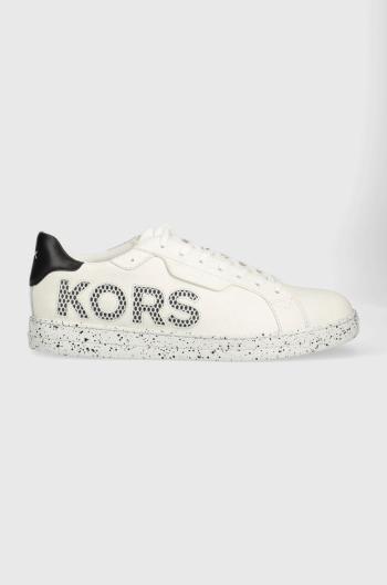 Kožené sneakers boty Michael Kors Keating , bílá barva