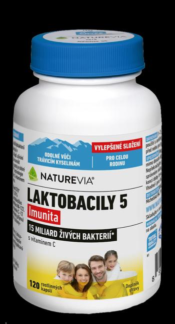 NatureVia Laktobacily 5 Imunita 120 kapslí