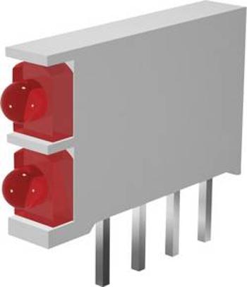 LED blok 2nás Signal Construct, DBI01322, 12 mm, zelená/zelená