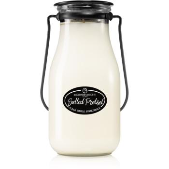 Milkhouse Candle Co. Creamery Salted Pretzel vonná svíčka Milkbottle 397 g