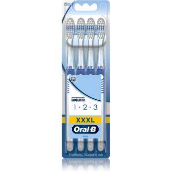 Oral B 1-2-3 Indicator zubní kartáček 4 ks