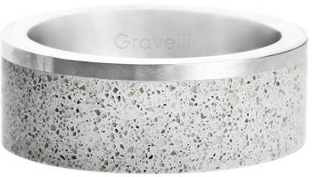Gravelli Betonový prsten Edge ocelová/šedá GJRUSSG002 63 mm