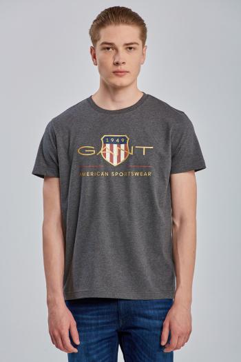 TRIČKO GANT D2. ARCHIVE SHIELD SS T-SHIRT šedá M