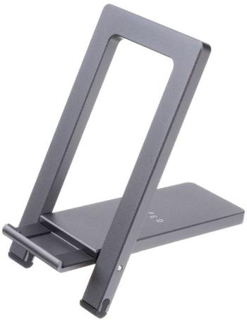 FIXED Hliníkový stojánek Frame Pocket na stůl pro mobilní telefony, space gray, FIXFR-POC-GR