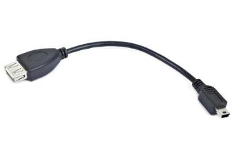 Gembird cable USB MINI BM -> AF USB 2.0 OTG, 15cm