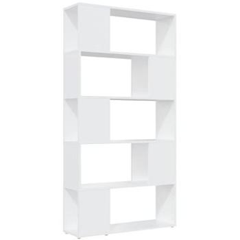 Shumee dělící stěna bílá 80×24×155 cm dřevotříska, 809143 (809143)