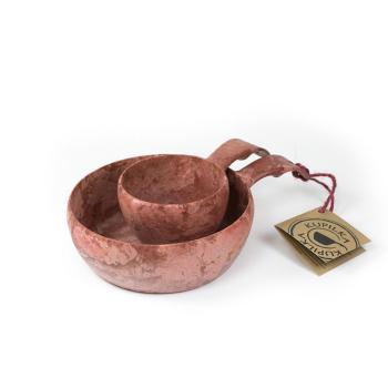 Kupilka sada KUKSA 210 ml + MISKA 550 ml - Cranberry (RED)