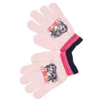 Dívčí rukavice PAW PATROL FRIENDS světle růžové Velikost: UNI