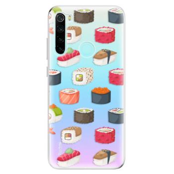 Odolné silikonové pouzdro iSaprio - Sushi Pattern - Xiaomi Redmi Note 8