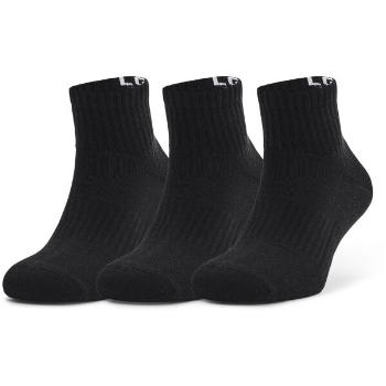 Under Armour UA CORE QTR 3PK Ponožky, černá, velikost 43-47
