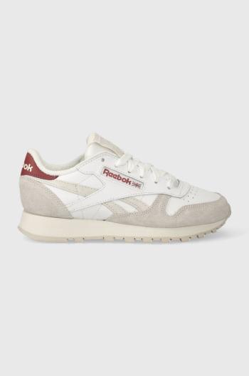 Sneakers boty Reebok Classic Leather bílá barva