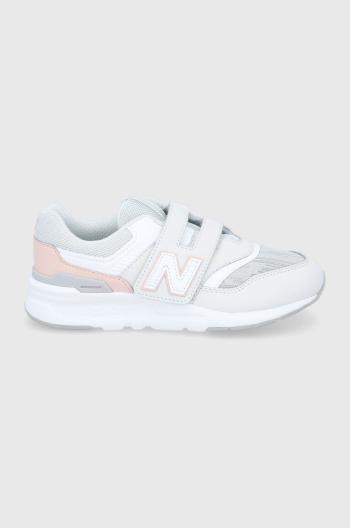 Dětské boty New Balance PZ997HMA šedá barva