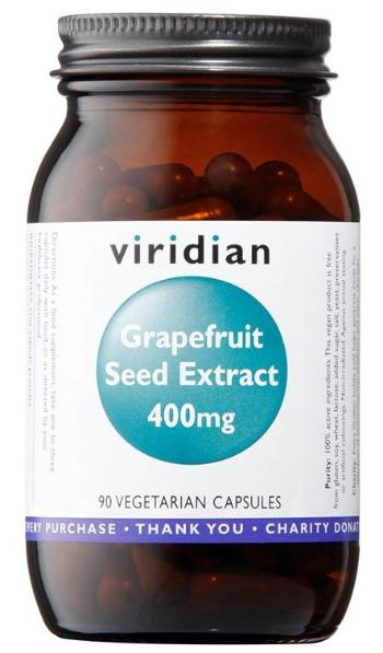 Viridian Grapefruit Seed Extract 400 mg (Extrakt ze semínek grepfruitu) 90 kapslí