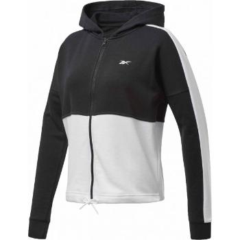 Reebok TE LINEAR LOGO FT FULLZIP Dámská mikina, černá, velikost XL