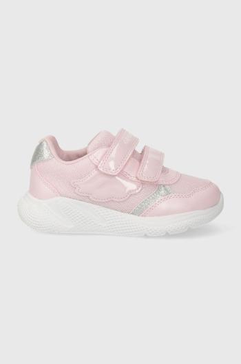 Dětské sneakers boty Geox SPRINTYE růžová barva