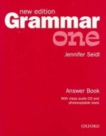 Grammar One New Edition Answer Book and Class Audio CD Pack - Jennifer Seidl