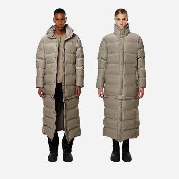 Rains Extra Long Puffer Coat 1536 VELVET TAUPE