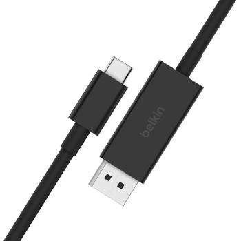 Belkin kabel USB-C na DP 1.4, 2m, černá, AVC014bt2MBK