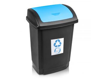 PROHOME - Koš odpadkový ke třídění odpadu 25l modrý