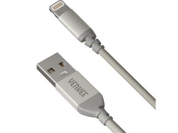 Kabel YENKEE YCU 612 SR USB/Lightning 2m Silver