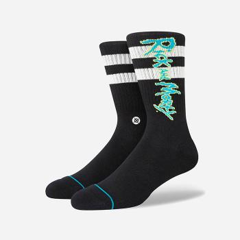 Stance x Rick and Morty Crew Sock A556C22RIC BLK