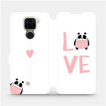 Flipové pouzdro na mobil Xiaomi Redmi Note 9 - MH09S Panda LOVE (5903516288984)