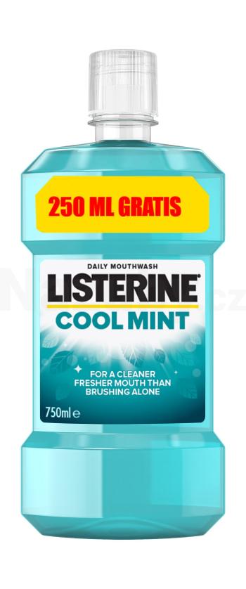 Listerine Cool Mint ústní voda 500 ml + 250 ml zdarma