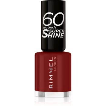 Rimmel 60 Seconds Super Shine lak na nehty odstín 320 Rapid Ruby 8 ml