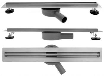 REA Lineární odtokový žlab + sifon + nožičky + rošt Neo 1000 SLIM PRO REA-G8404