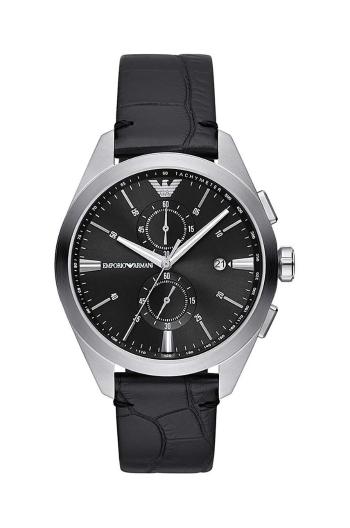 Hodinky Emporio Armani stříbrná barva