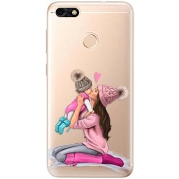 iSaprio Kissing Mom - Brunette and Girl pro Huawei P9 Lite Mini (kmbrugirl-TPU2-P9Lm)