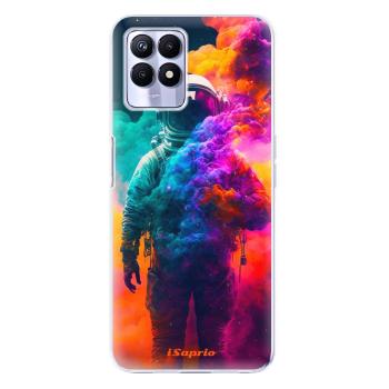 Odolné silikonové pouzdro iSaprio - Astronaut in Colors - Realme 8i