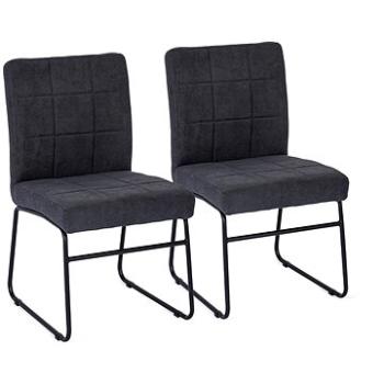 Jídelní židle NORDIC SIMPLE šedá, set 2 ks (3354)