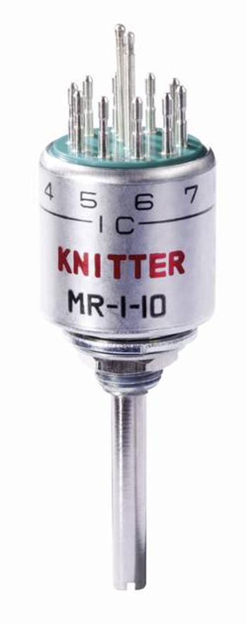 Úrovňový spínač Knitter-Switch MR 2-5, 5x 36 °, 125 V/AC, 0,5 A, pájecí piny, 2x zap/zap