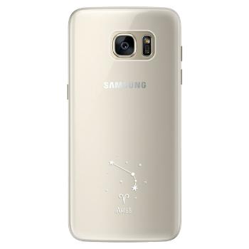 Silikonové pouzdro iSaprio - čiré - Beran - Samsung Galaxy S7 Edge